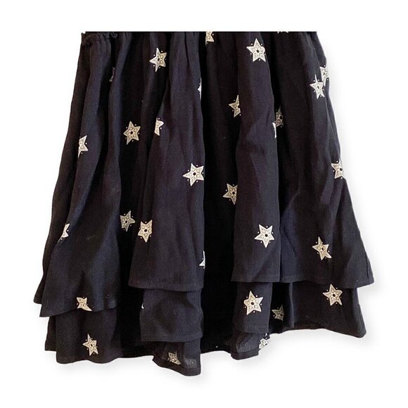 RAILS Jasmine Ruffle Hem Dress In Black Rivet Star, size XS - Picture 12 of 15
